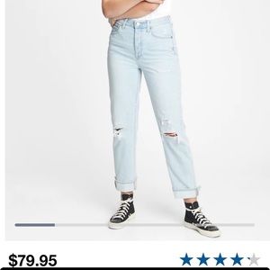 Light blue gap boyfriend jeans